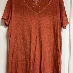 Peruvian Connection Rust Short Sleeve Tee